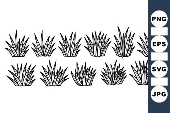 Download Hand Drawn Grass Clipart Set - Hand drawn Collection