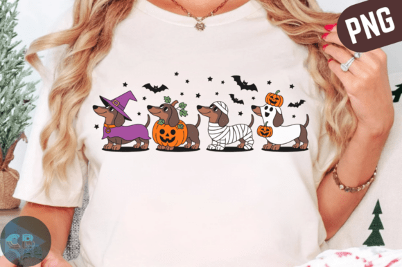 Download Cute Halloween Dachshund Dog PNG - Dachshund Collection