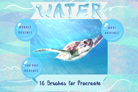 Download Procreate Water Brushes X 16 - Procreate water brush Collection