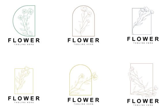 Download Floral Logo, Leaves and Flowers Botanica - Premium Resources